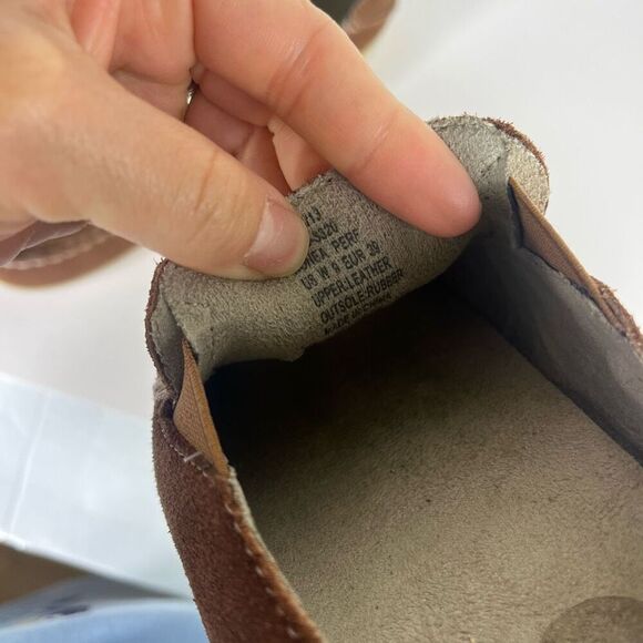 Olukai womens Loafers size 9 Brown Leather - Picture 6 of 15